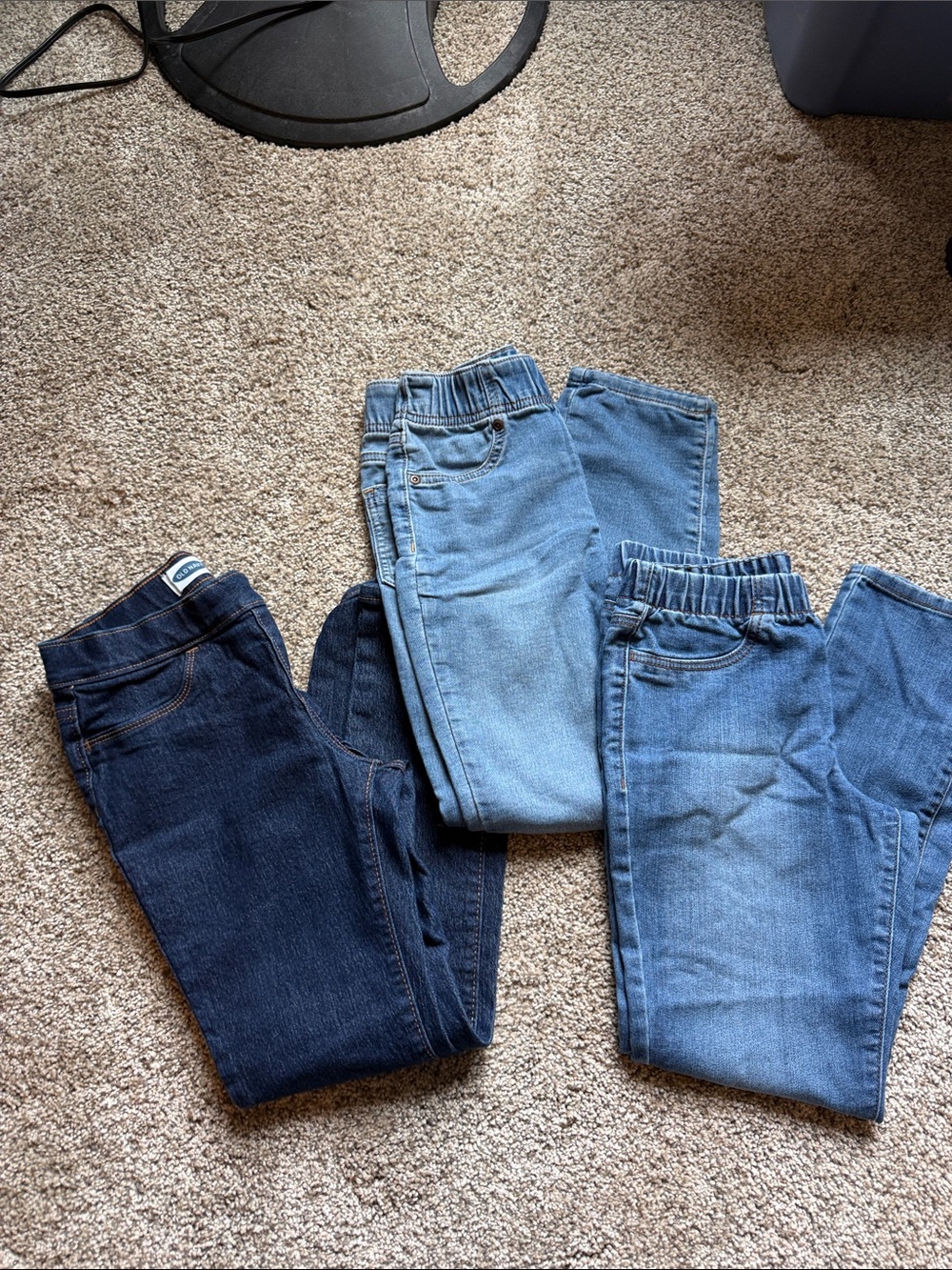 Girls jeggings - 3 pairs like new- sz 10